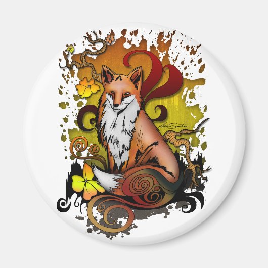 Außenfuchs Magnet (Vorne)