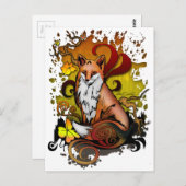 Außenfuchs Postkarte (Vorne/Hinten)