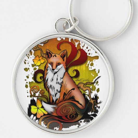 Außenfuchs Schlüsselanhänger (Vorne)