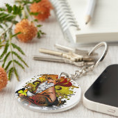 Außenfuchs Schlüsselanhänger (Vorderseite rechts)