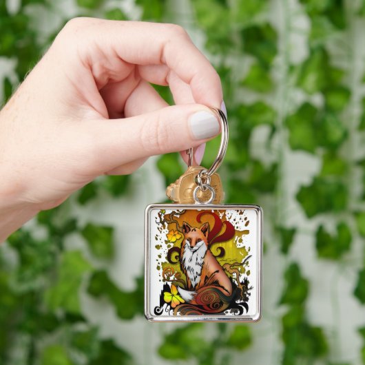 Außenfuchs Schlüsselanhänger (Hand)