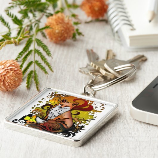 Außenfuchs Schlüsselanhänger (Seite)