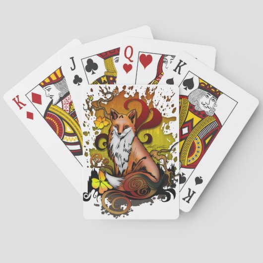 Außenfuchs Spielkarten (Rückseite)