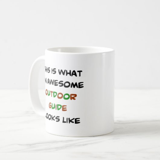 Außenführerin, phantastisch kaffeetasse (Vorderseite Links)