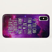 Außengalaxie / Nebula mit Erkundungswörtern Case-Mate iPhone Hülle (Rückseite (Horizontal))