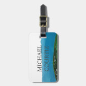 Außengebirgskarte Reisende personalisieren Gepäckanhänger (Vorderseite vertikal)