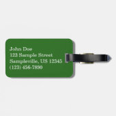 Außengrenzen I Grüne Natur Gepäckanhänger (Rückseite horizontal)