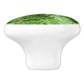 Außengrenzen I Grüne Natur Keramikknauf (Seitenansicht)