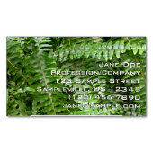 Außengrenzen I Grüne Natur Magnetische Visitenkarte (Vorderseite)