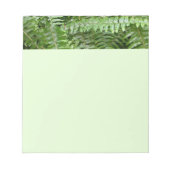 Außengrenzen I Grüne Natur Notizblock (Vorderseite)