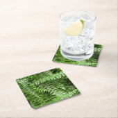 Außengrenzen I Grüne Natur Rechteckiger Pappuntersetzer (Vor Ort)