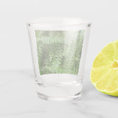 Außengrenzen I Grüne Natur Schnapsglas (Rückseite)