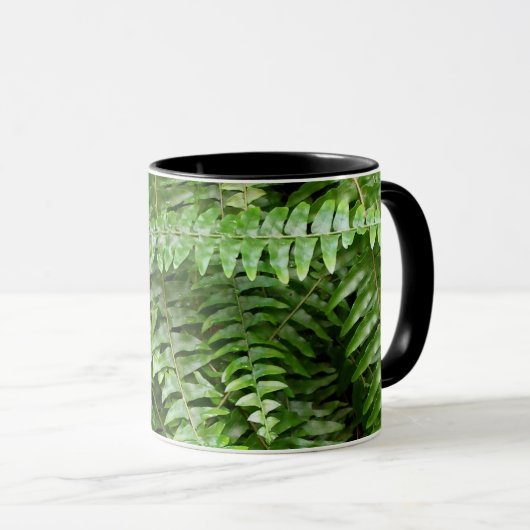 Außengrenzen I Grüne Natur Tasse (VorderseiteRechts)