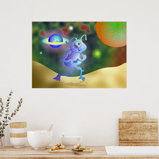 Außengrenzen Poster (Küche)