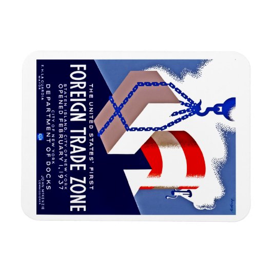 Außenhandelszone Magnet (Horizontal)