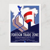 Außenhandelszone Postkarte (Vorderseite)