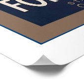 Außenhandelszone ~ Vintage Werbung Poster (Ecke)