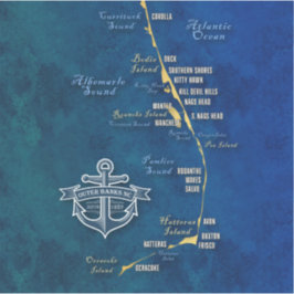 Außenkarte der Banken - Vinyl Sticker