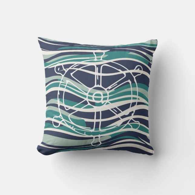 Außenkissenrad des Schiffes - Küstenschifffahrt Kissen (Vorderseite)