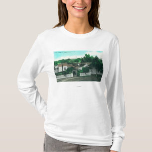 Außenluftaufnahme der französischen Hütte T-Shirt