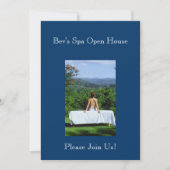 Außenmassagefotografie Einladung (Vorderseite)