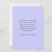 Außenmassagefotografie Einladung (Rückseite)