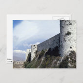 Außenmauer, Krak des Chevaliers, Syrien Postkarte (Vorne/Hinten)