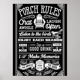 AUSSENPOSTEN - Regeln für Porsche Poster