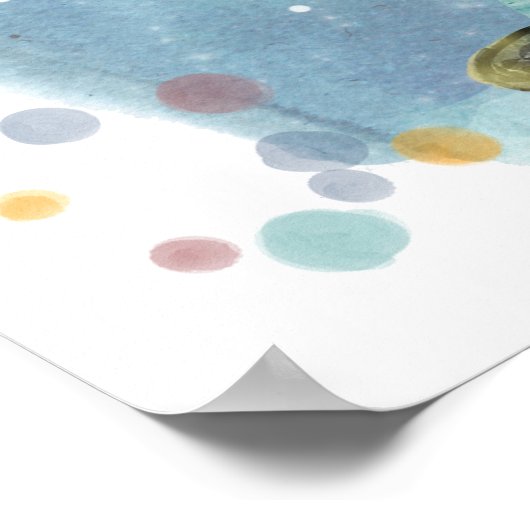 Außenraum Begrüßungszeichen Poster (Ecke)