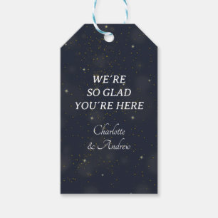 Außenraum, blau, Science Fiction Geschenkanhänger
