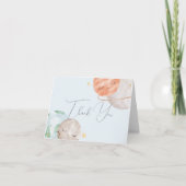 Außenraum Kinderdusche Danke Karte (Vorderseite)