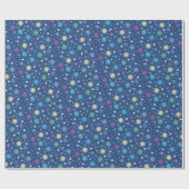 Außenraum Kinderdusche Galaxie Geschenkpapier (Flach)