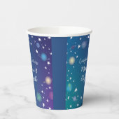 Außenraum Kinderdusche Galaxie Pappbecher (Links)