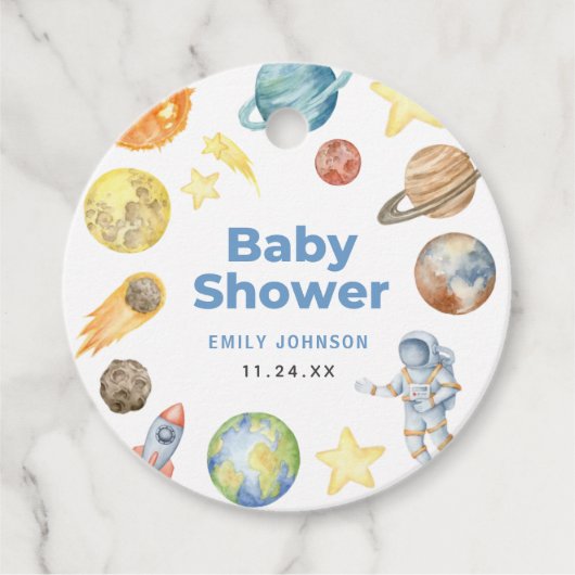 Außenraumdusche Geschenkanhänger (Vorderseite)