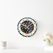 Außenraumfarbe Runde Wanduhr (Zuhause)