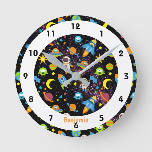 Außenraumfarbe Runde Wanduhr (Vorderseite)