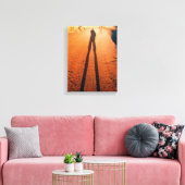 Außenschatten Leinwanddruck (Insitu (Wohnzimmer))