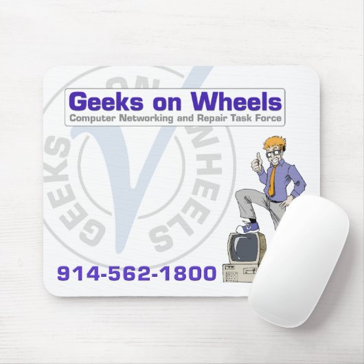 Aussenseiter auf Rädern Mousepad (Mit Mouse)