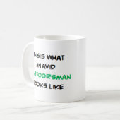 Außenseiter, begeistert kaffeetasse (Vorderseite Links)
