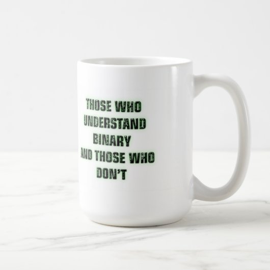 Aussenseiter - binärer Witz Kaffeetasse (Rechts)