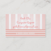 Aussenseiter-Chic-Computer Visitenkarte (Rückseite)