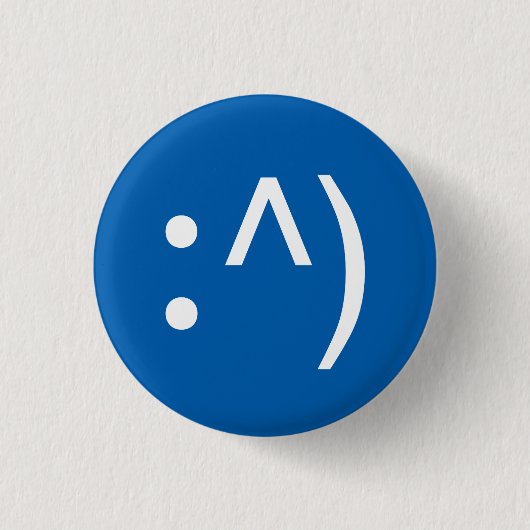 Aussenseiter-Code-Gesichts-Knopf Button (Vorderseite)