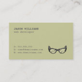 Aussenseiter für Miete, Visitenkarte (Rückseite)