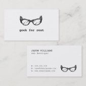 Aussenseiter für Miete, Visitenkarte (Vorne/Hinten)