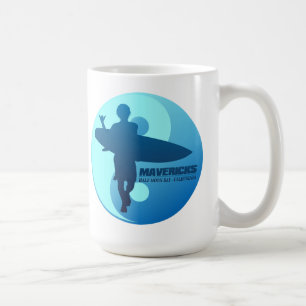 Außenseiter - halbes Moon Bay (blau) Kaffeetasse