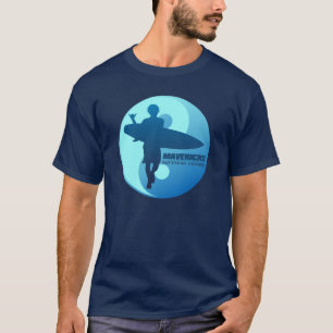 Außenseiter - halbes Moon Bay (blau) T-Shirt