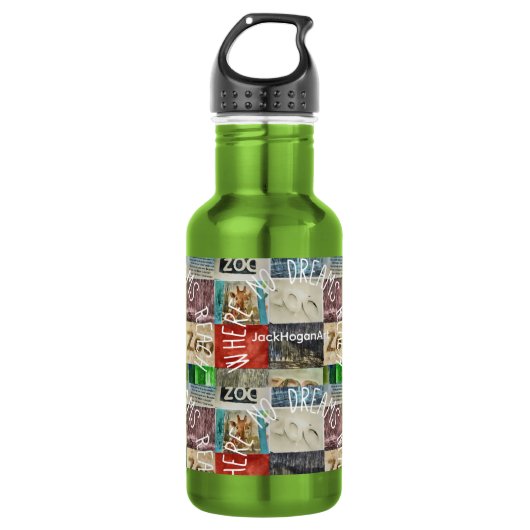 Außenseiter-Künstler Edelstahlflasche (Vorderseite)
