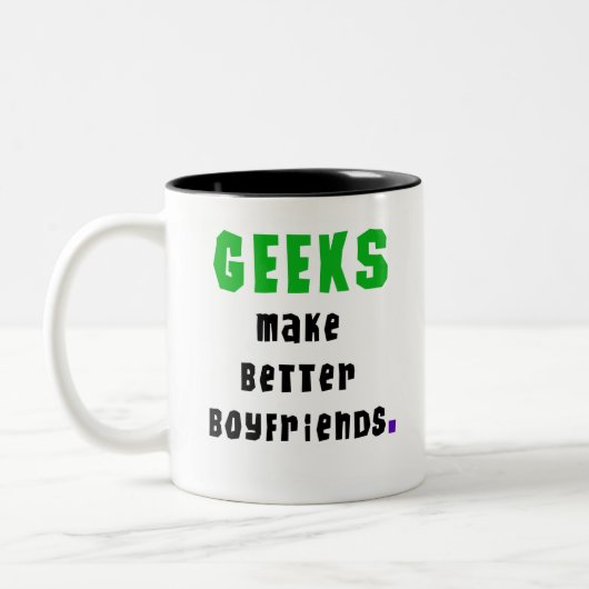Aussenseiter machen bessere Freunde Zweifarbige Tasse (Links)