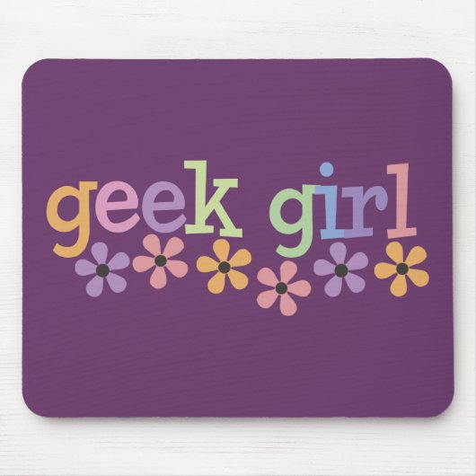 Aussenseiter-Mädchen-Gänseblümchen Mousepad (Vorne)
