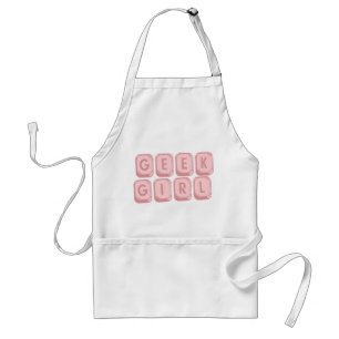 Aussenseiter-Mädchen-Rosa-Tastatur Schürze
